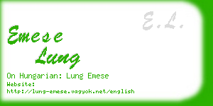 emese lung business card